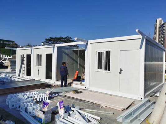 منازل صغيرة مصنوعة مسبقاً تباع بـ 40ft X 20ft مجموعة منازل خضراء منزل متنقل منازل وحدات لموقع كوسطاريكا سكن عامل الموقع