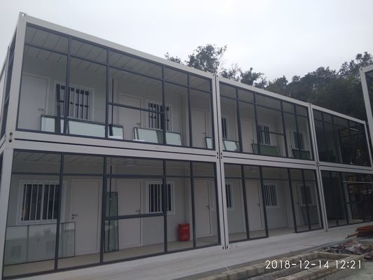 مربع الفضاء المعادن مخيم حاوية غرفة نوم الفاخرة الجاهزة صغيرة 20 40 FT حاوية وحدات المنزل الموقع المحمول المكتب