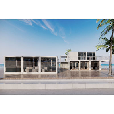 صندوق الفضاء المصنع التوريد المباشر 20ft 40ft إطار الفولاذ الحاوية المنزل 2 طابق شقة الطلاب مع تصميم خاص