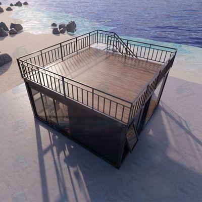 المنازل التقليدية المجهزة مسبقاً الرفاهية 5 غرف نوم و 3 حمامات المنازل الصغيرة من الصين مع العزل الجيد والأثاث