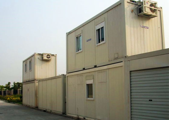 الصين منازل صديقة للبيئة الصلب حاوية اللون الأبيض مع مكتب للأعمال مصنع