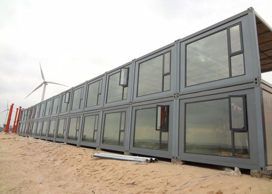 الصين 2mm PVC منازل التخزين الطابق حاوية مزدوجة الزجاج والنوافذ الزجاج والنوافذ مصنع