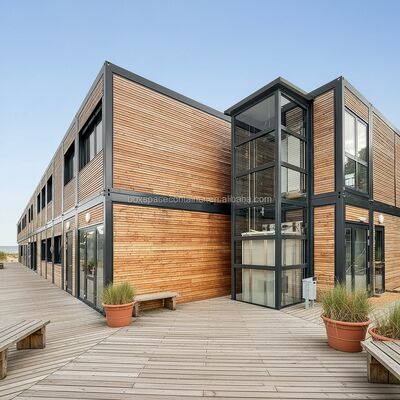 منزل حاويات مخصص من Boxspace، ألمانيا، الصين، منازل معيارية، مكتب مسبق الصنع، مكتب معياري مسبق الصنع